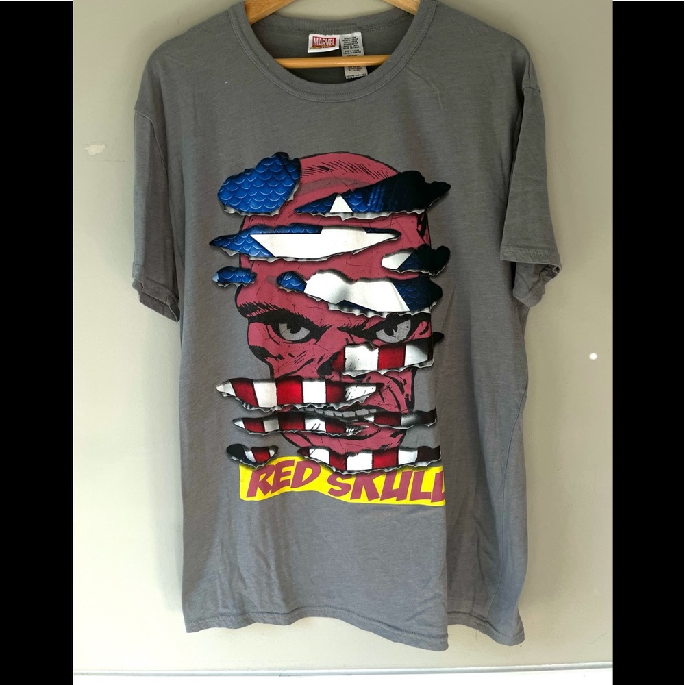 Marvel Red Skull T-Shirt Size Large